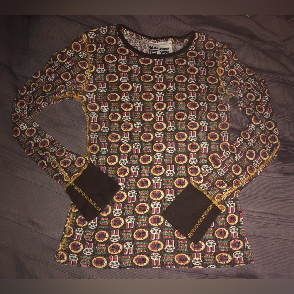 Harajuku for Lovers Gwen Stefani Top Shirt Womens JR Sz XL 2005 Designer-sample - Picture 8 of 8